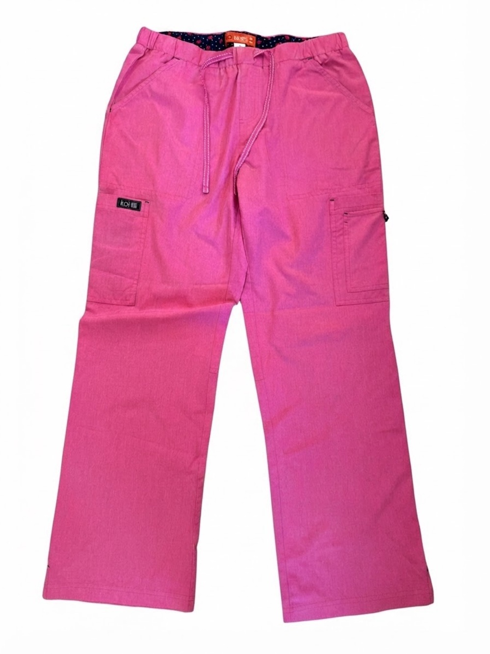 Koi Basics 731P Women's Pink Drawstring Scrub Pants Size Small